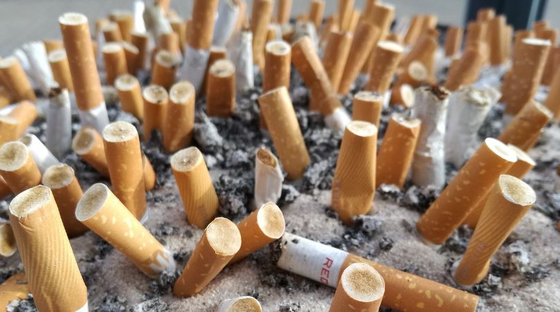 Zigarettenkippen eine Gefahr für die Umwelt