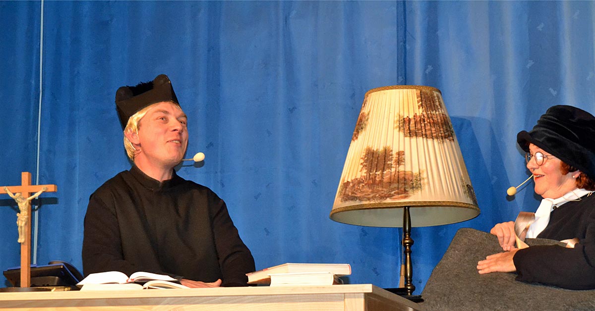 Pastor Dr. Fabian Tilling in einer Rolle bei der KFD Raesfeld