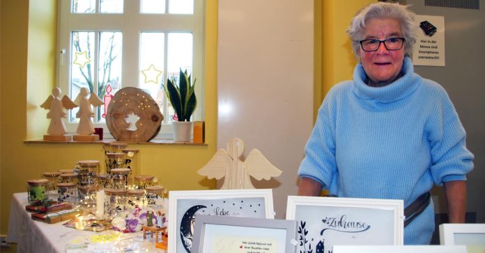 Monika Strothmann vom Adventsbasar Herzblut Raesfeld
