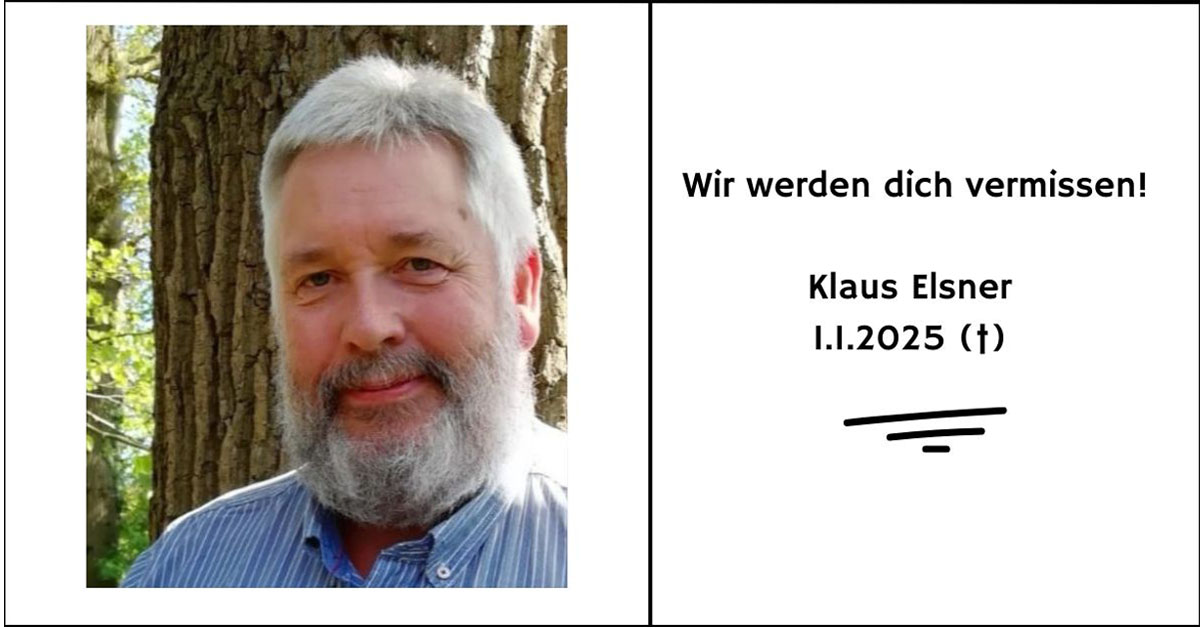 Klaus Elsner Diakon ist verstorben Nachruf