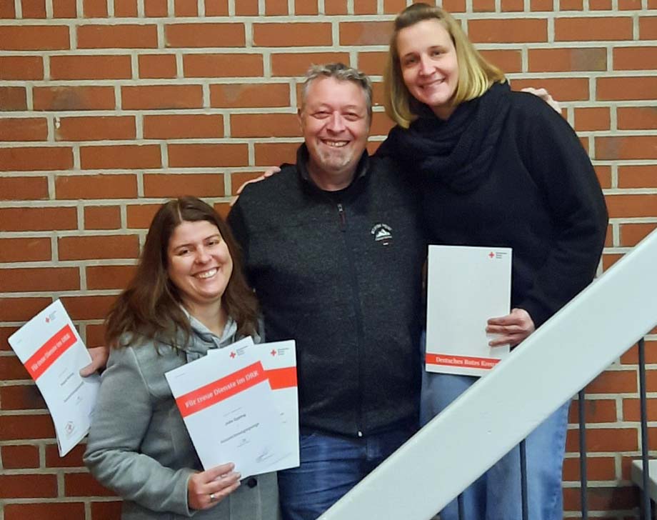 Ehrungen beim DRK Raesfeld 2025