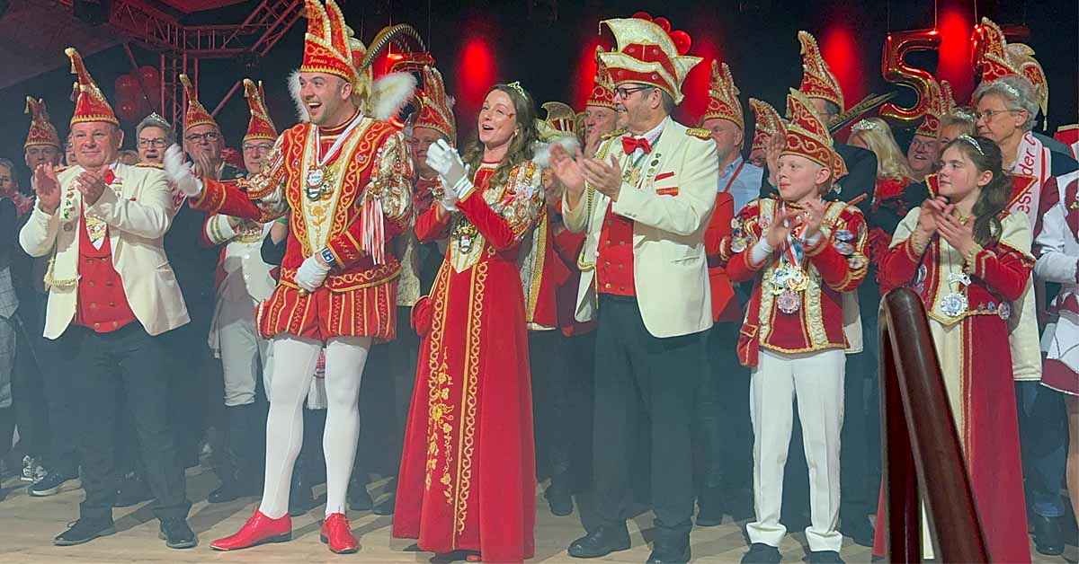 Sitzungskarneval 2025 Jubiläum RCV Raesfeld