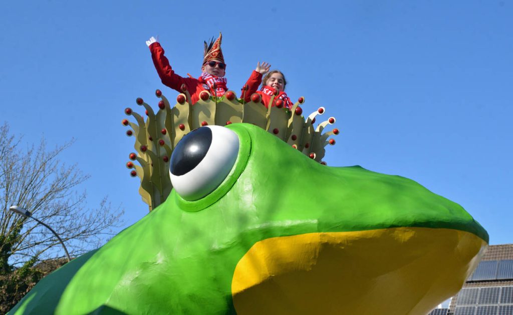 Kinderprinzenpaar Raesfeld 2025 Rosenmontagsumzug