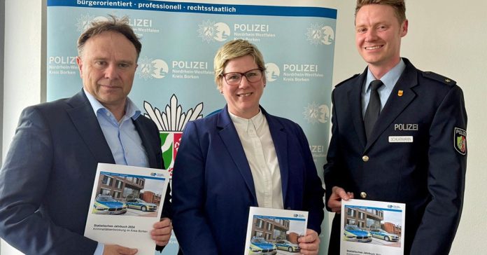 Kriminalstatistik Kreis Borken 2024 vorgestellt