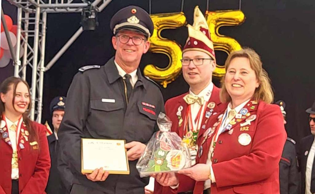 Meritenmedaille 2025 überreicht an Andre Szczesny Leiter Feuerwehr Raesfeld
