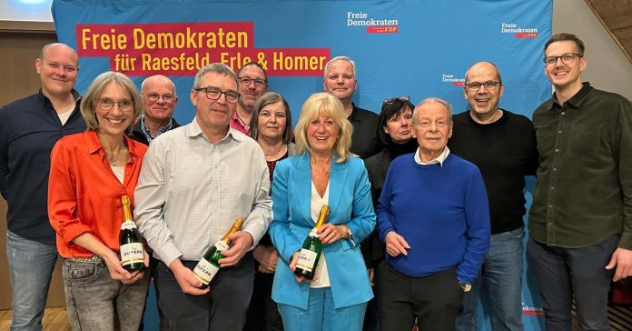 Neuer Vorstand gewählt Ortsverein FDP Raesfeld