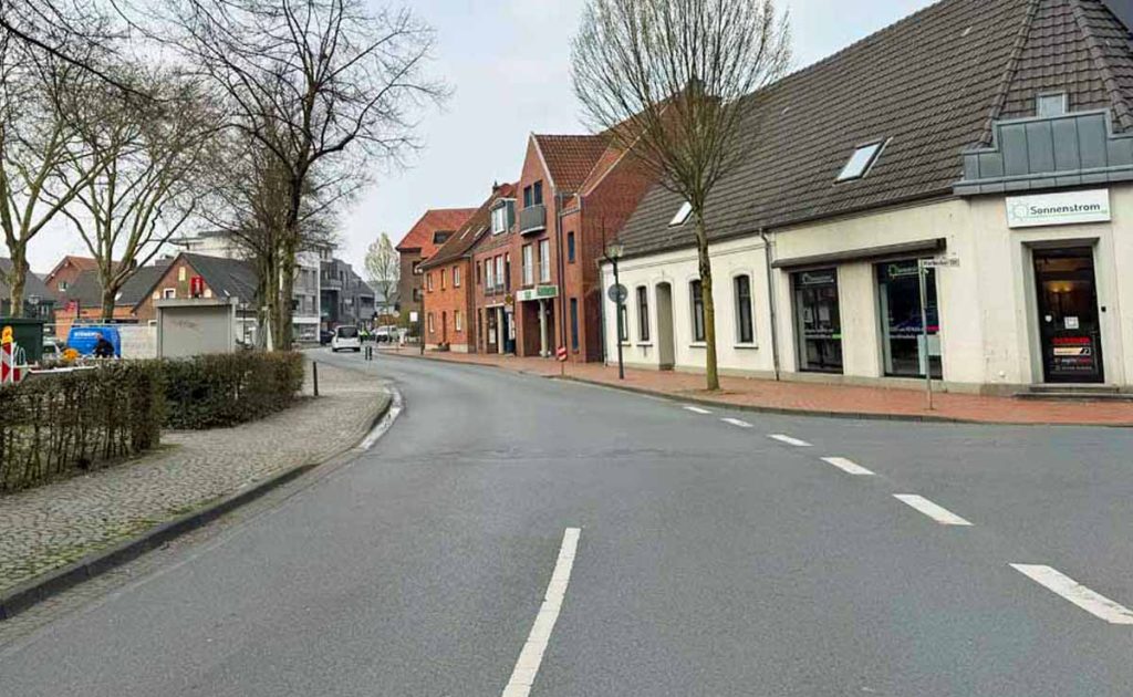 Pläne zur Neugestaltung der Borkener Straße in Raesfeld