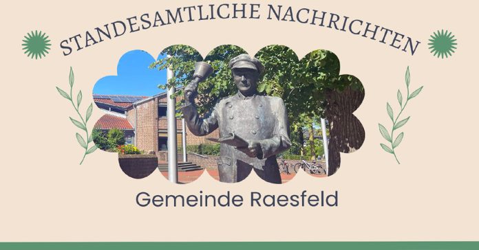 Standesamt Raesfeld Trauungen und Sterbefälle