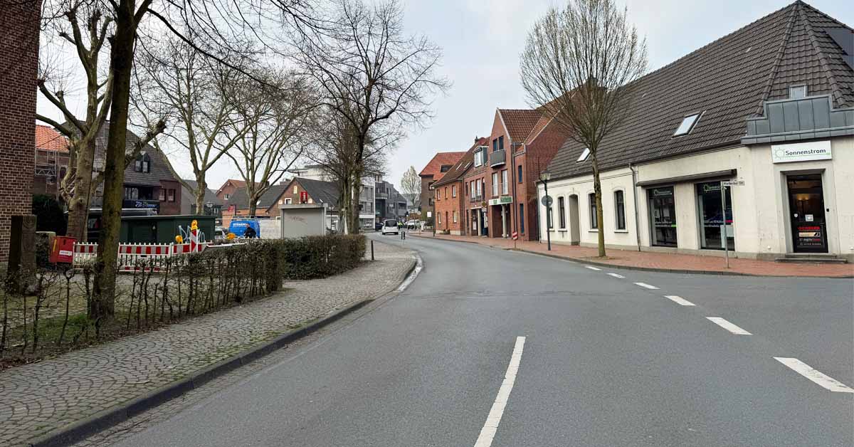 Umgestaltung Borkener Straße in Raesfeld