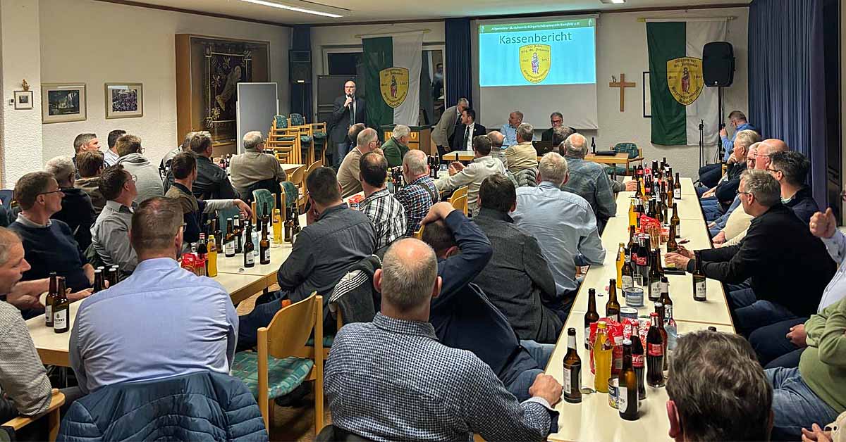Generalversammlung St. Johannis Schützenverein Raesfeld 2025