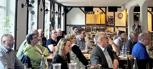 Ministerin Silke Gorißen beim Dialogabend der CDU Raesfeld