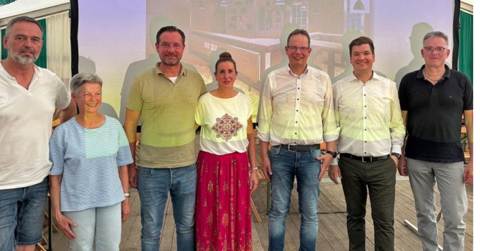 Neuer und alter Vorstand der Bürgergenossenschaft Erle eG