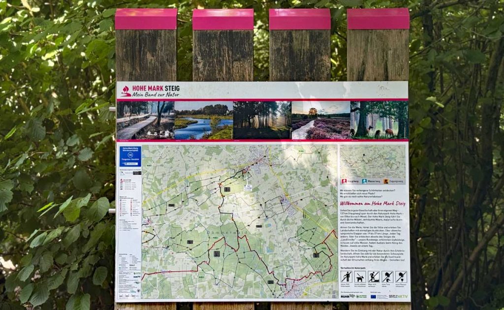 Wandern in Raesfeld Hohe Mark Steig
