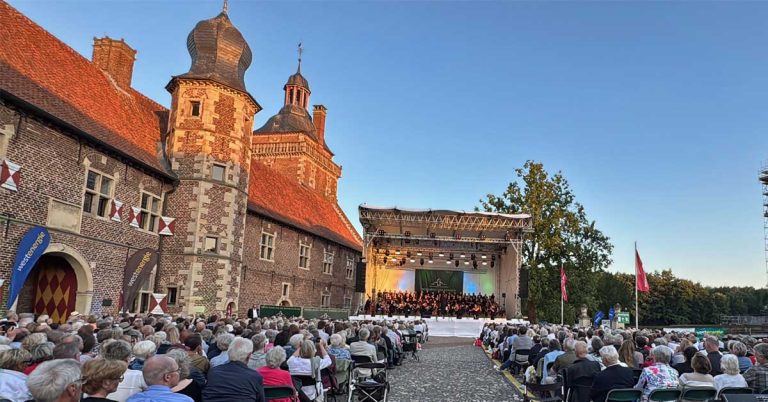 Va, pensiero von Verdi bei der Musikland Westfalen Schloss Raesfeld