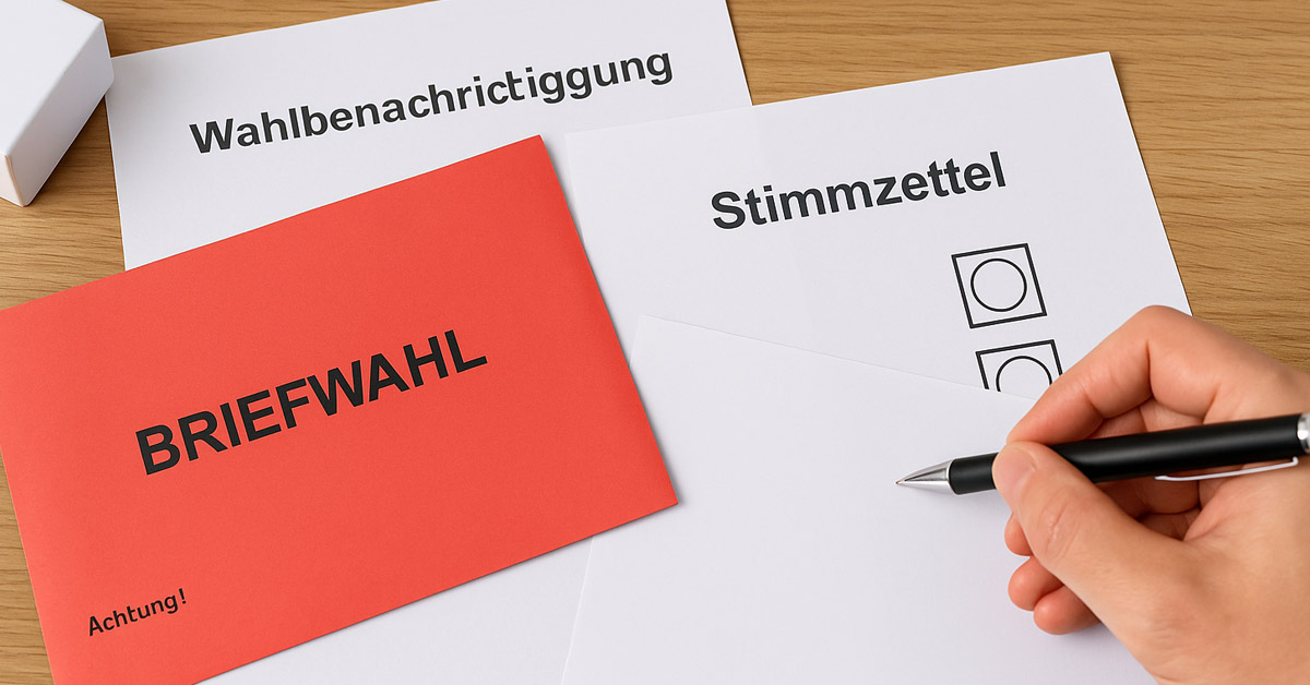 Briefwahl in der Gemeinde Raesfeld - Kommunalwahl 2025