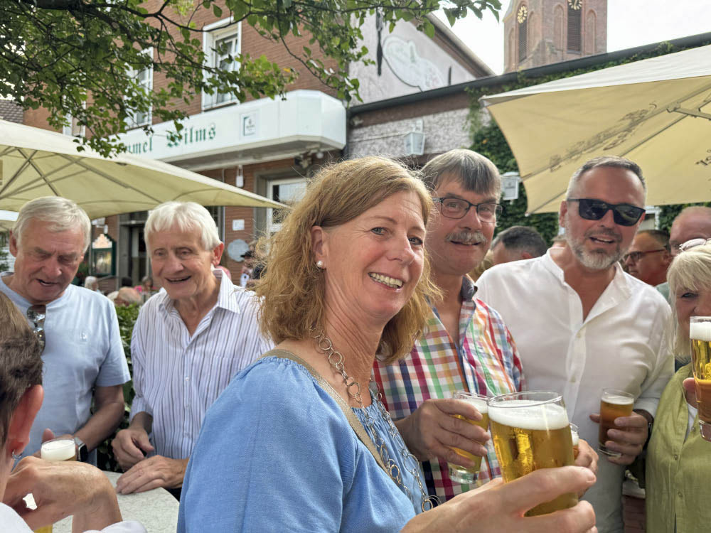 Raesfeld in Sommerlaune im Dorf Erle