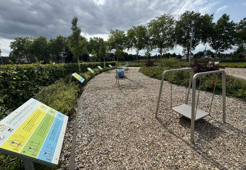 Bürgerpark Raesfeld im Münsterland mit Fitness-Parcours