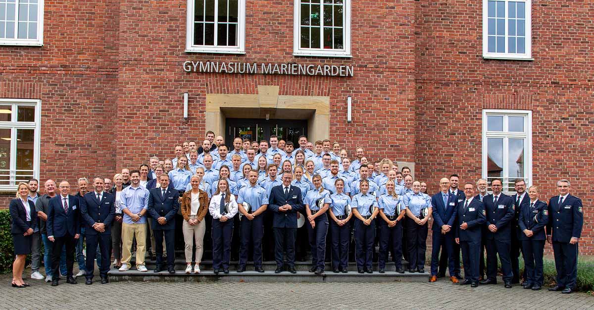 59 neue Polizisten starten bei der Kreispolizeibehörde Borken