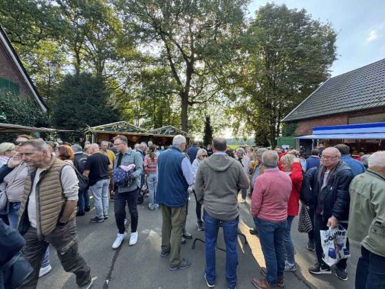 Der landwirtschaftliche Ortsverband war mit einem Infostand vertreten.