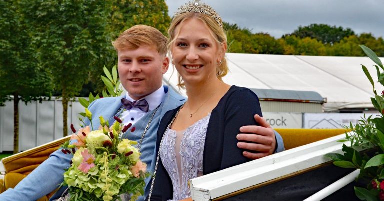 Königspaar Junggesellenschützen Raesfeld 2025 Peter Timmermann und Leah Terhardt