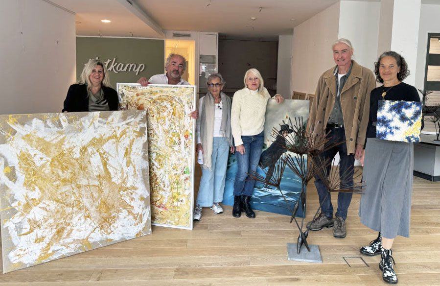 Kunst auf Zeit-Vernissage bei Hetkamp in Raesfeld