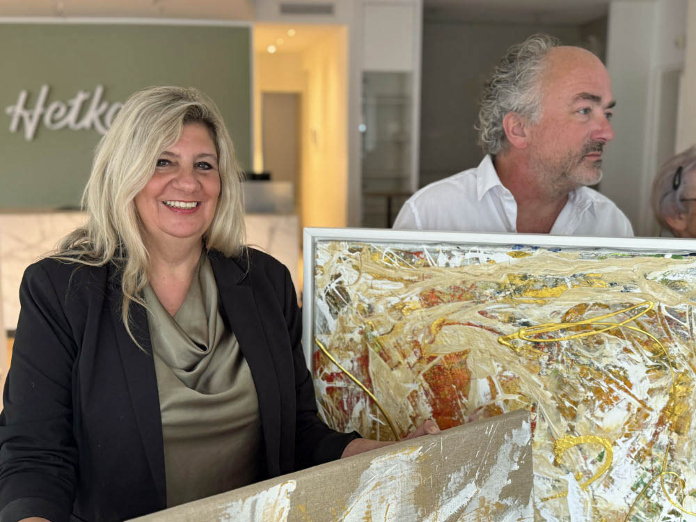 Kunst auf Zeit-Vernissage in Raesfeld bei Hetkamp