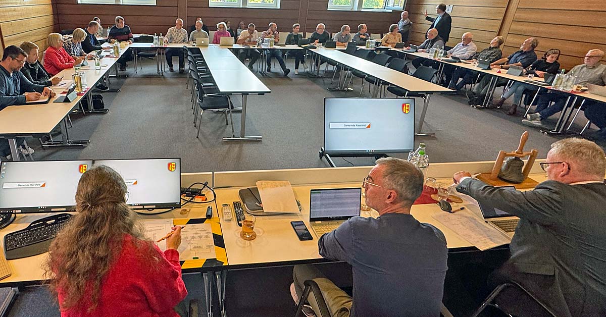Ratssitzung Raesfeld September 2025