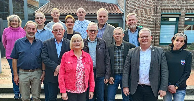 Scheidende Ratsmitglieder der Gemeinde Raesfeld 2025
