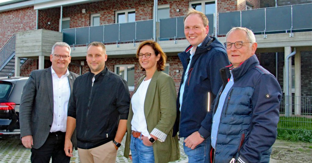 Vorstellung neue Flüchtlingsunterkunft in Erle