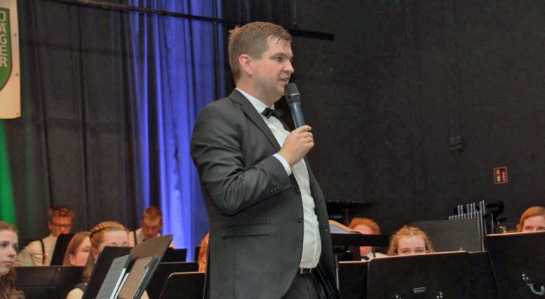 Abschiedskonzert für Oliver Göttlich in Dorsten mit dem Blasorchester Erler Jäger 2025