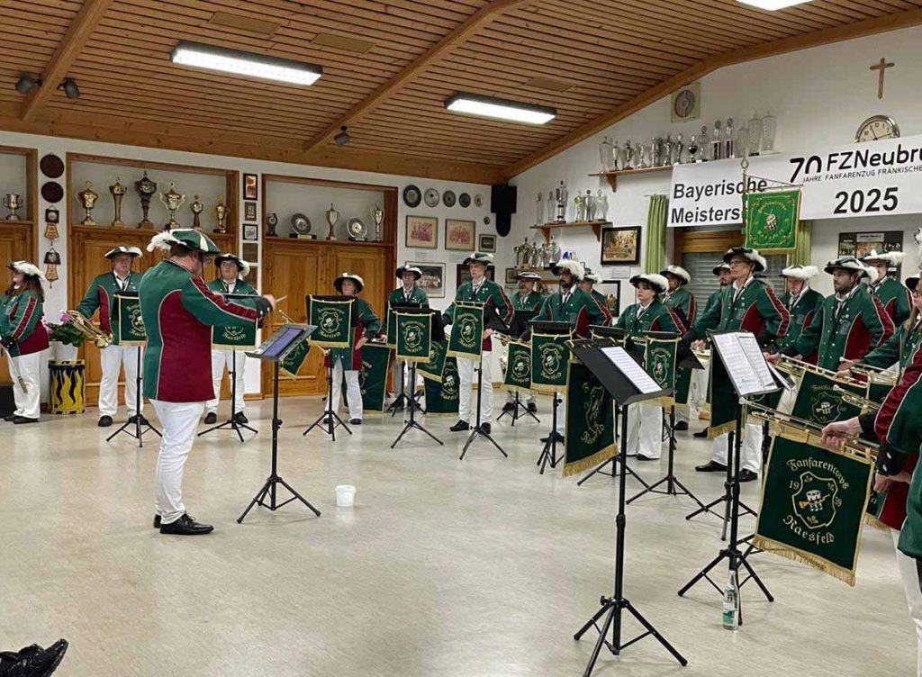 Großer Erfolg für das Fanfarencorps Raesfeld beim Frankenpokal 
