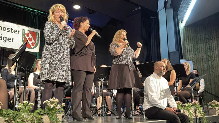 Das Ensemble GinFis: in Dorsten beim Konzert der Erler J&auml;ger