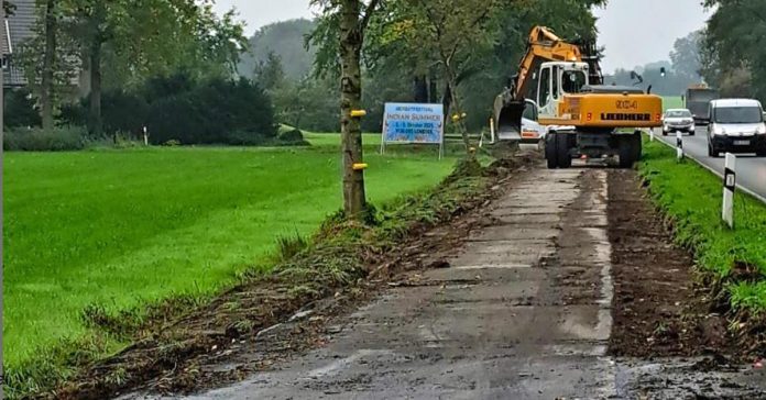 Radweg-Sanierung B70-Borken