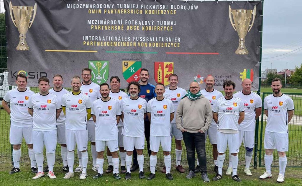 Raesfelder Altherren-Kicker beim internationalen Turnier in der Partnergemeinde in Kobierzyce in Polen