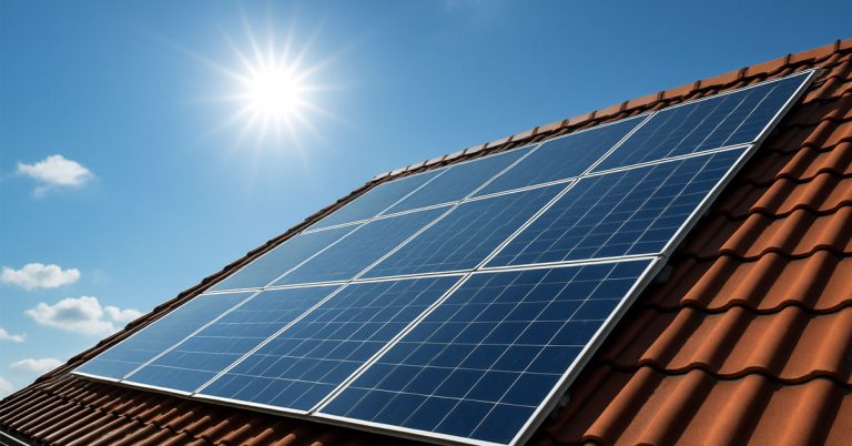 Sonnenstrom vom Dach