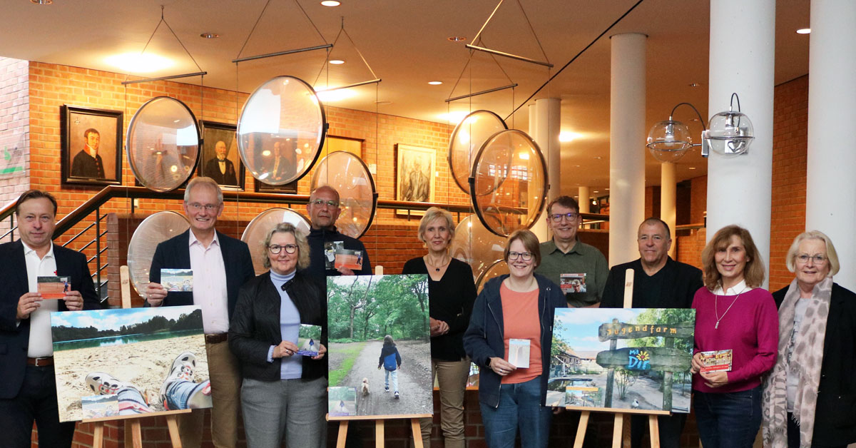 Wanderausstellung Lieblingsorte im Kreis Borken im Kreishaus eröffnet