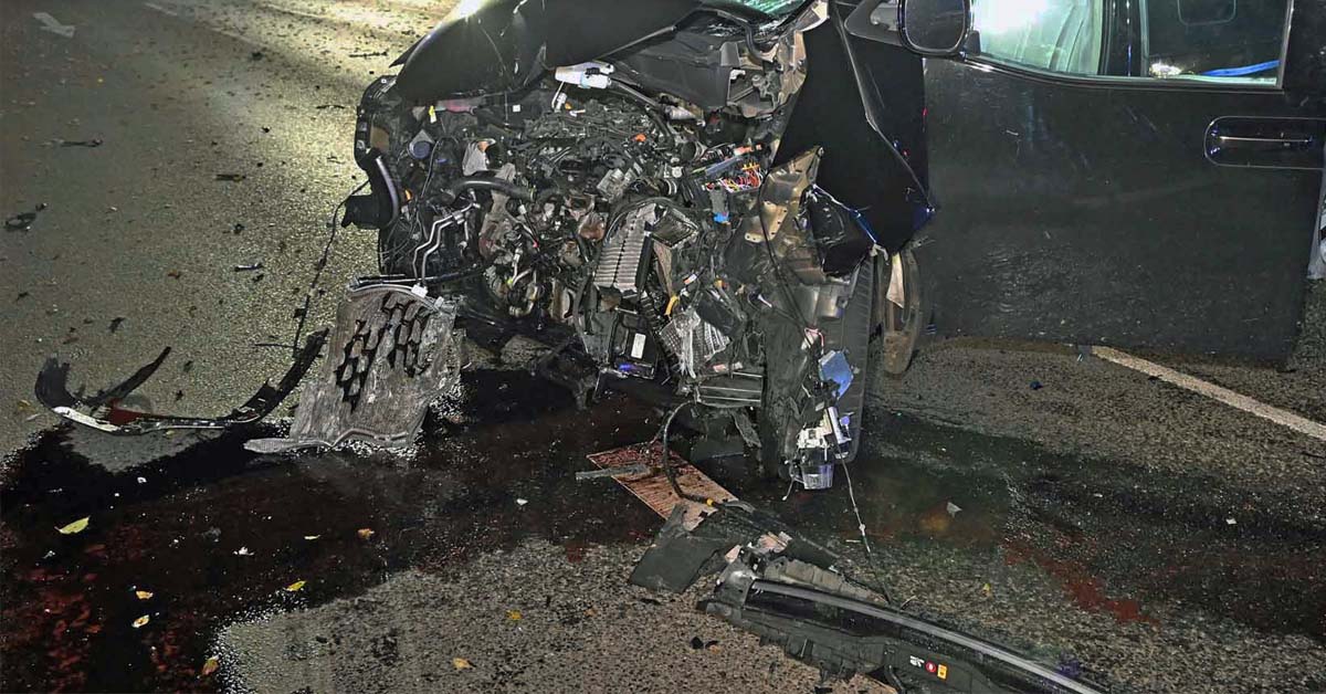 Dorsten-Hervest-Brücke-schwerer Verkehrsunfall