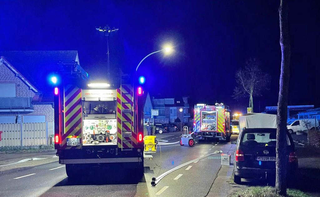 Einsatz Feuerwehr Raesfeld nach ausgelöstem Rauchmelder an der Borkener Straße
