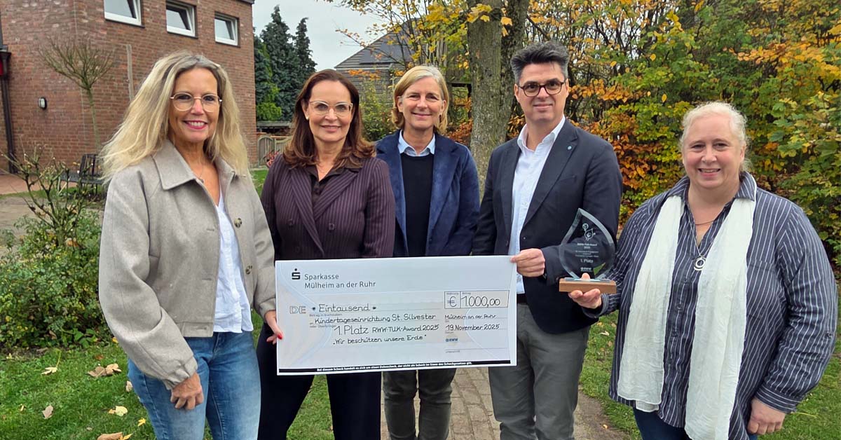 Umweltpreis TuK für Kita St. Silvester Erle