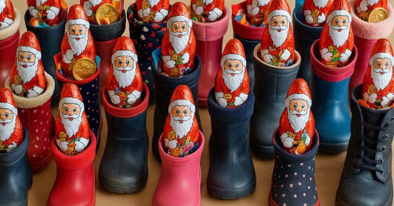 Der Nikolaus kommt wieder und füllt die Kinderstiefel