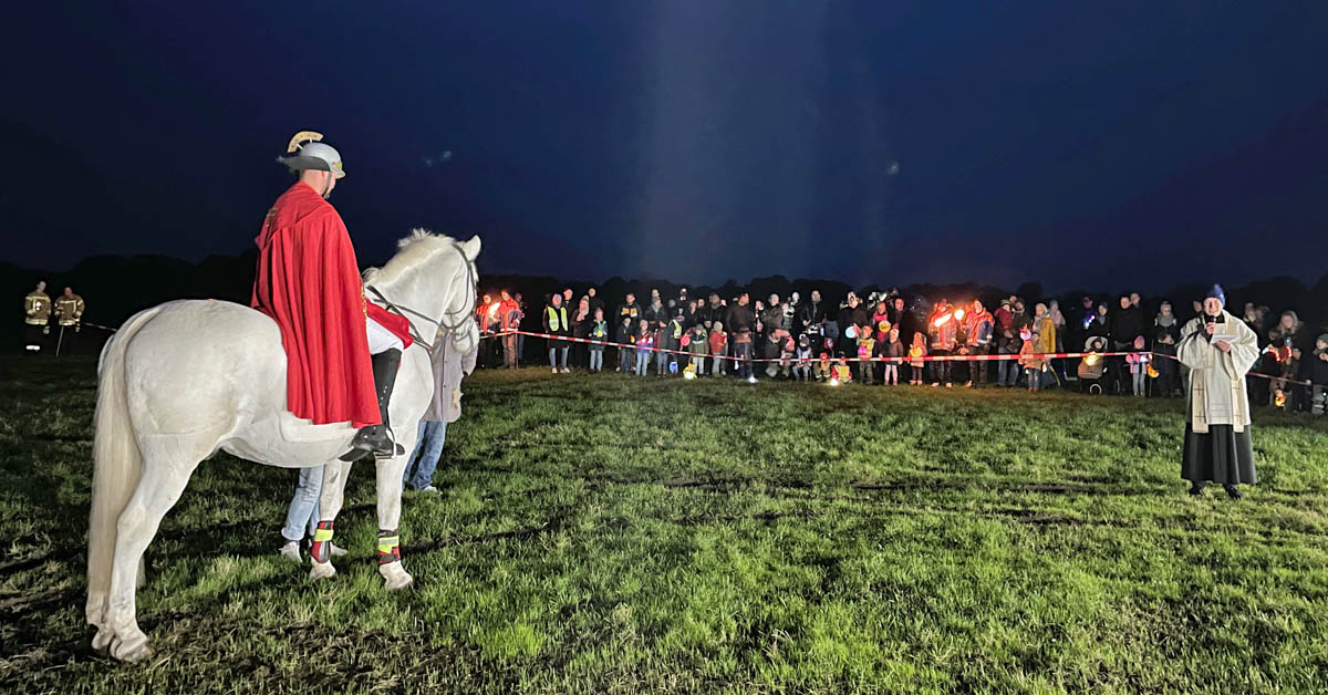 Festlicher St. Martinsumzug in Erle 2025