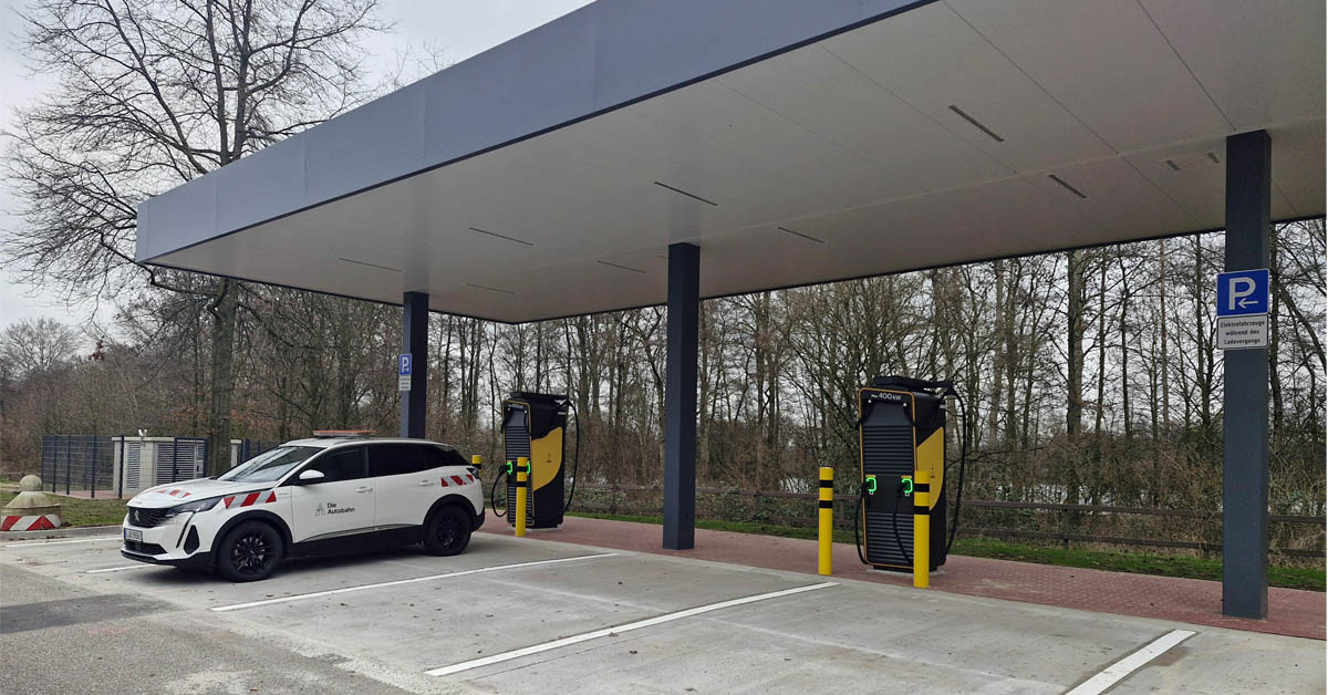 A31 Gescher: Neue Schnellladeparks am Deutschlandnetz