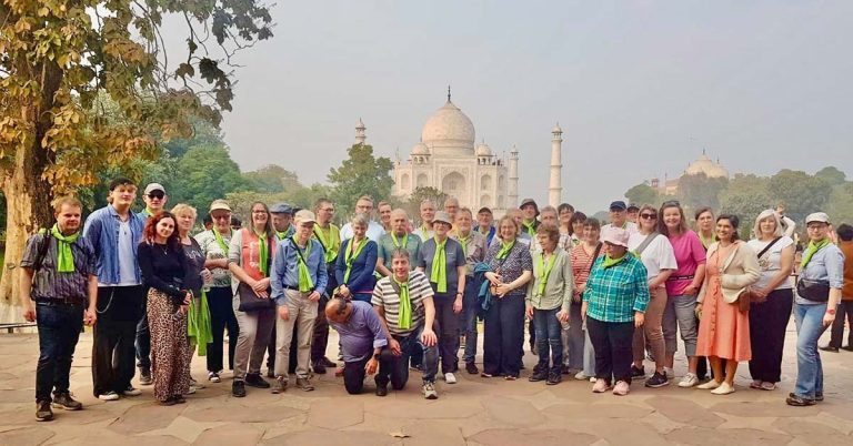 Indien Reisegruppe Sankt Martin Pater Johsun Schermbeck