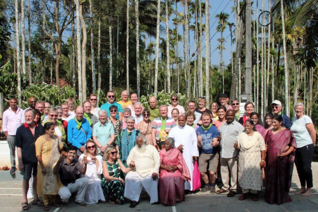 Die Familie von Pater Johnsun in Indien. 