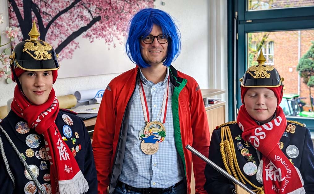 Bürgermeister Dirk Kuhmann von den Köpernickern im Rathaus verhaftet