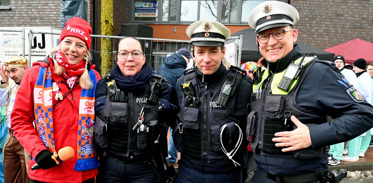 Karneval in Raesfeld: Polizei Kreis Borken zieht Bilanz
