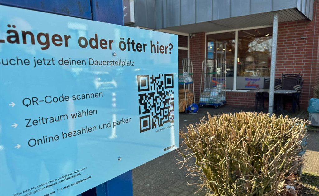 EDEKA Erle startet Parkplatzkontrolle – 60 Minuten kostenfrei