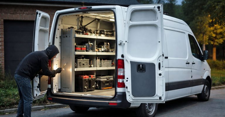 Diebe brechen Sprinter auf