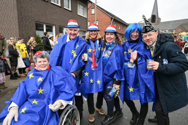 Wehler Abornung beim Rosenmontagszug in Raesfeld 2026