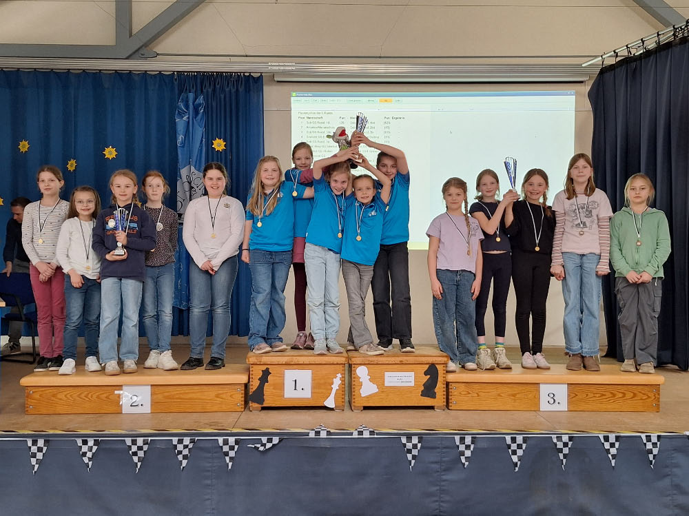 Großes Schachturnier in Raesfeld: Drei Siege für die Sebastianschule